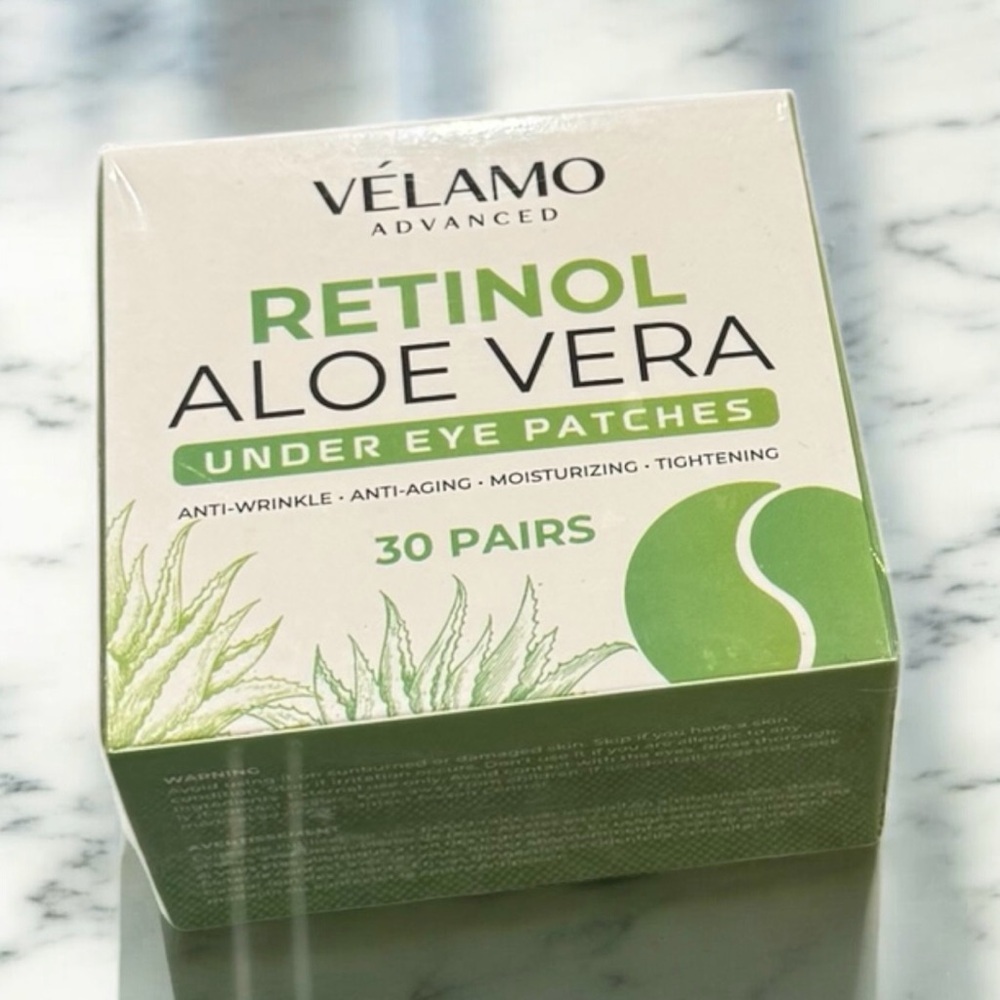 2 for $30 🆕🎁VeLamo Advanced Retinol Aloe Vera Under Eye Patches